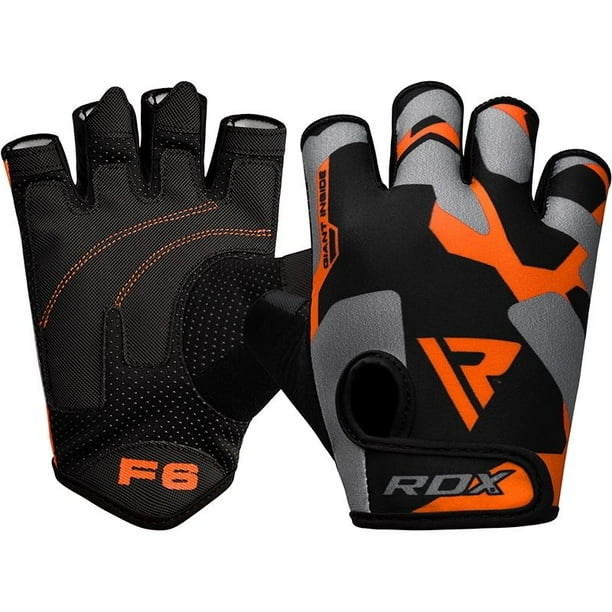 Great Grip for Fitness Bodybuilding Strength Training Cycling /& Exercise RDX Weight Lifting Gloves for Gym Workout Anti Slip Palm Protection Leather Long Wrist Strap Powerlifting